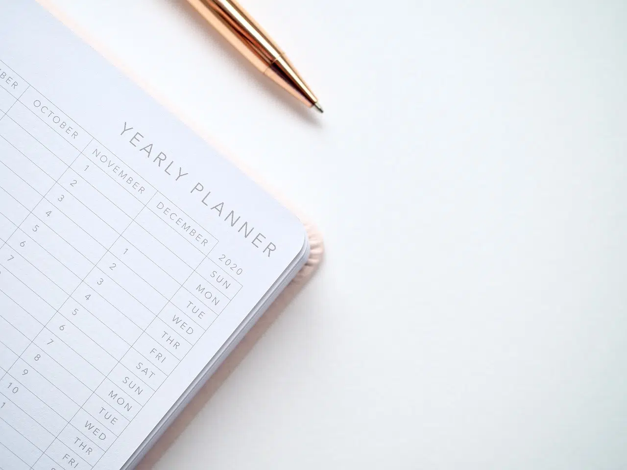 2019 planner and pen