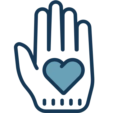 hand with heart